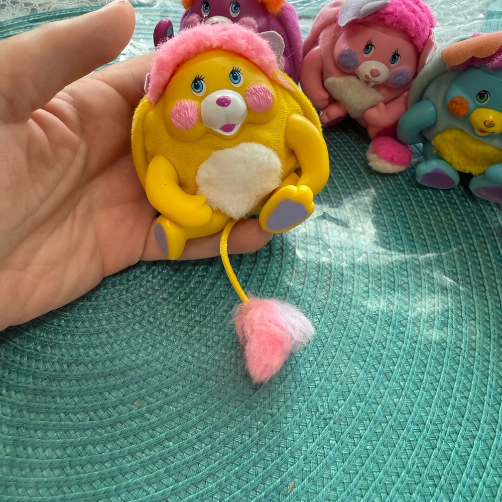 Vintage 1980s Mattel Pocket Popples Mini Plush Toy set - Picture 14 of 15